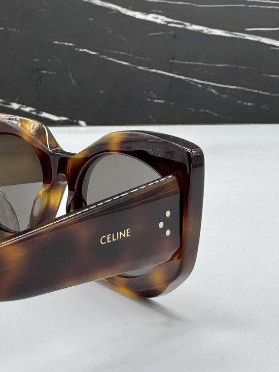 NEW CELINE CL40277I 53E SUNGLASSES HAVANA WOMEN EYEWEAR CELINE main image 9